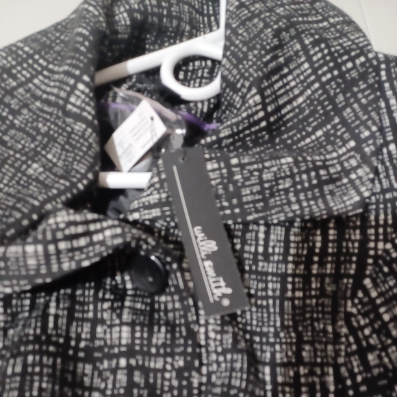 Will Smith Black And White Womens Jacket Size Small new - Picture 3 of 6